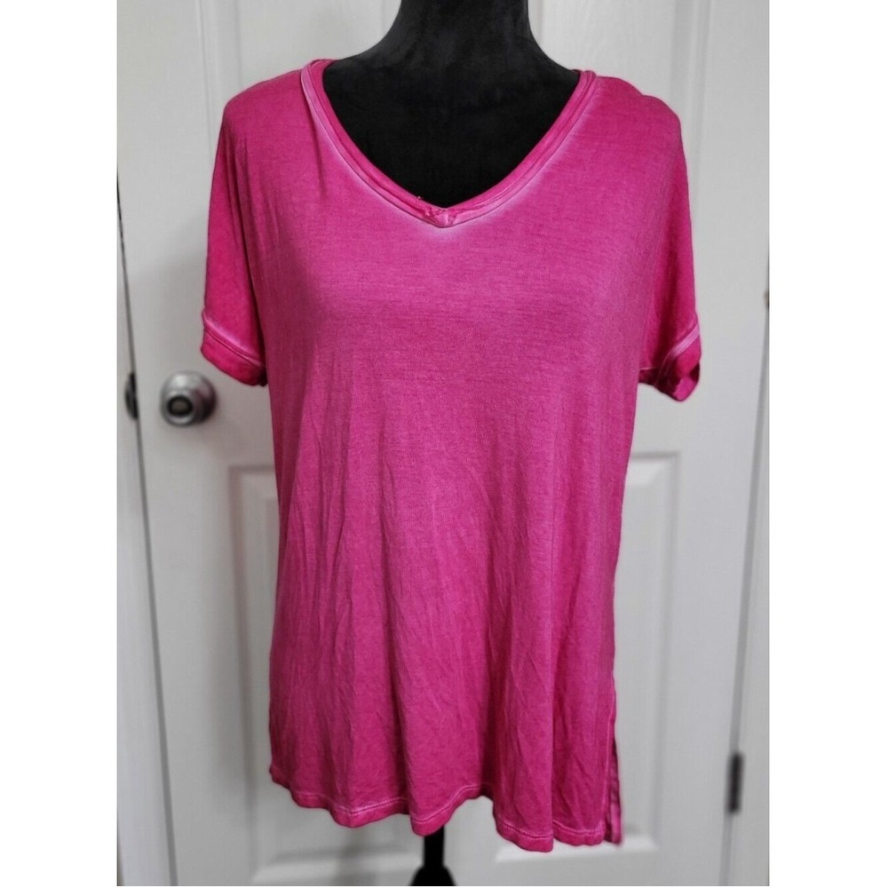 Zenana Fuchsia Pink Shirt Size S